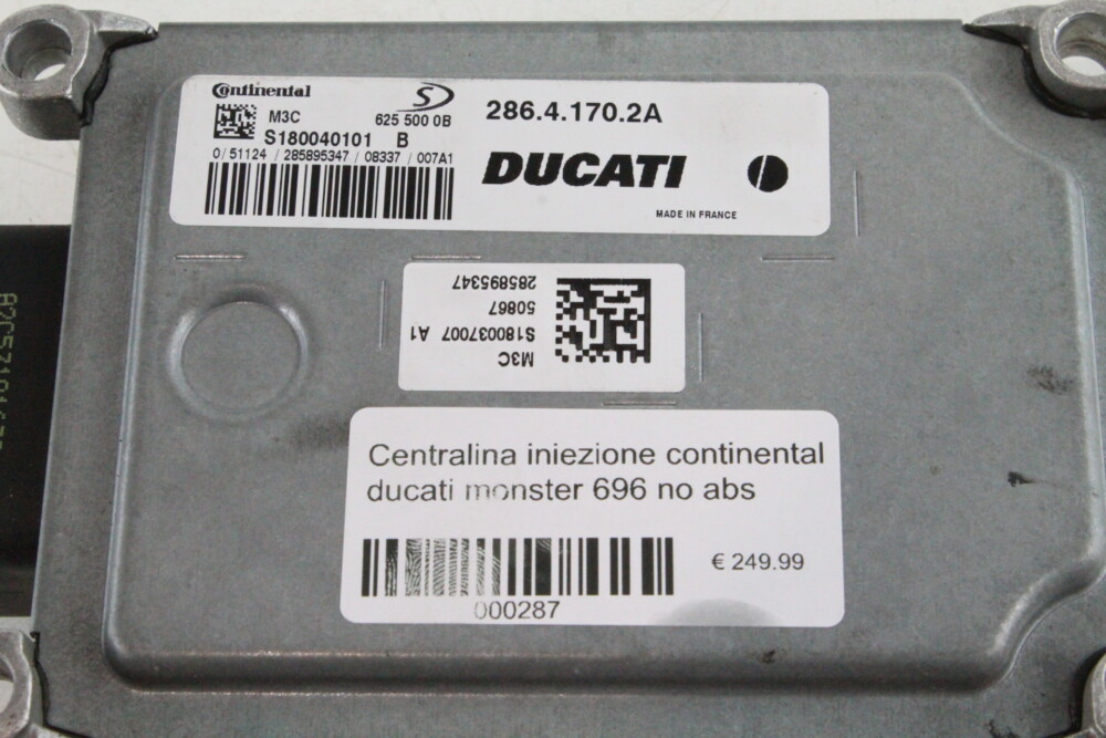 Centralina iniezione continental ducati monster 696 no abs